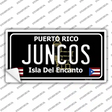 Juncos Puerto Rico Black Novelty Sticker Decal Small