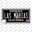 Las Marias Puerto Rico Black Novelty Sticker Decal Small