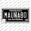 Maunabo Puerto Rico Black Novelty Sticker Decal Small