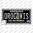 Orocovis Puerto Rico Black Novelty Sticker Decal Small