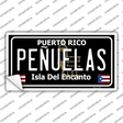 Penuelas Puerto Rico Black Novelty Sticker Decal Small