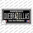 Quebradillas Puerto Rico Black Novelty Sticker Decal Small