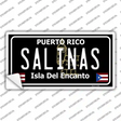 Salinas Puerto Rico Black Novelty Sticker Decal Small