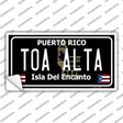 Toa Alta Puerto Rico Black Novelty Sticker Decal Small