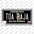 Toa Baja Puerto Rico Black Novelty Sticker Decal Small