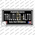 Trujillo Alto Puerto Rico Black Novelty Sticker Decal Small