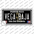 Vega Baja Puerto Rico Black Novelty Sticker Decal Small