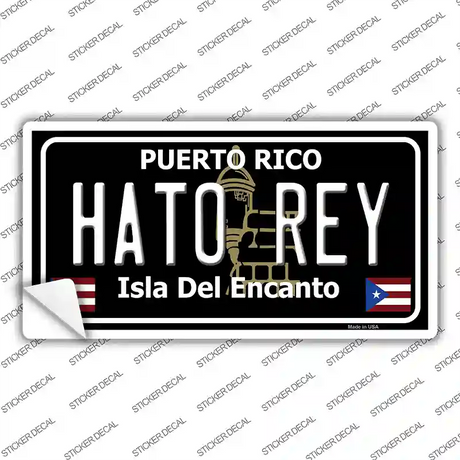 Hato Rey Puerto Rico Black Novelty Sticker Decal Small