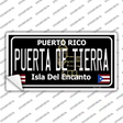 Puerta De Tierra Puerto Rico Black Novelty Sticker Decal Small