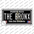 The Bronx Puerto Rico Black Novelty Sticker Decal Small