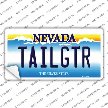 Tailgtr Nevada Novelty Sticker Decal Small