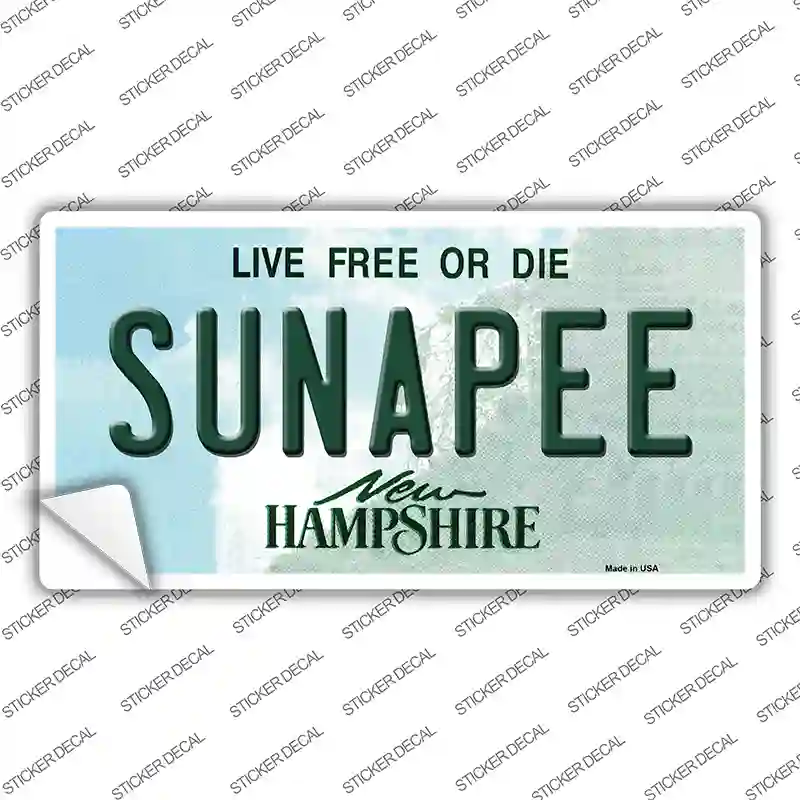 Sunapee New Hampshire Novelty Sticker Decal