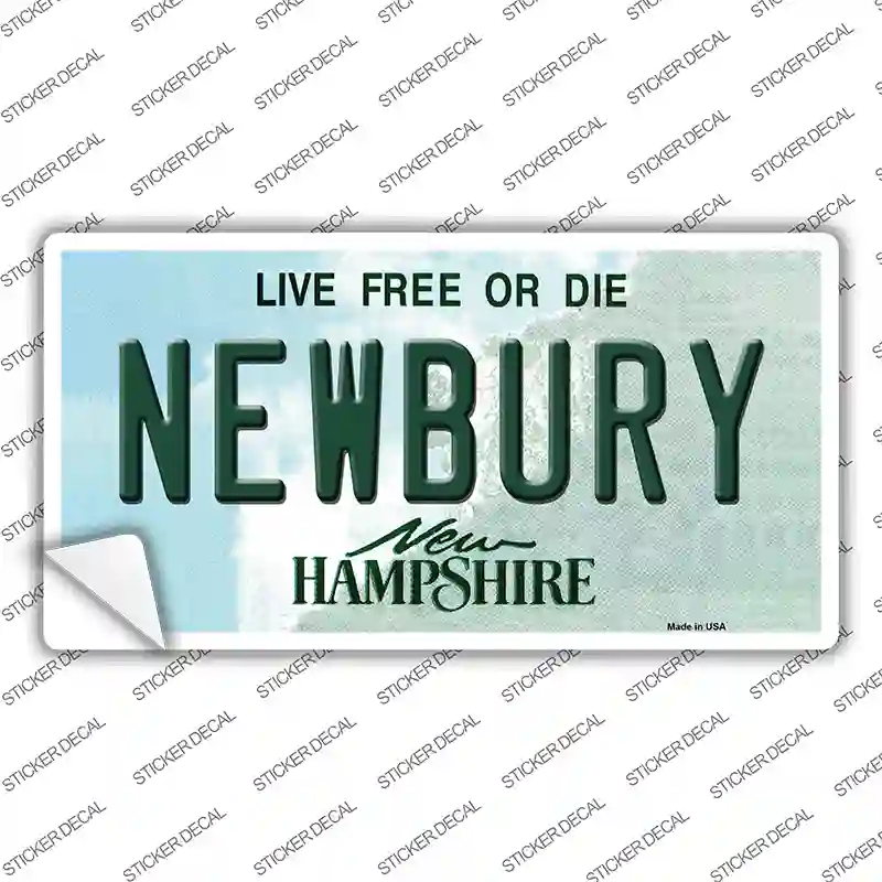 Newbury New Hampshire Novelty Sticker Decal Small