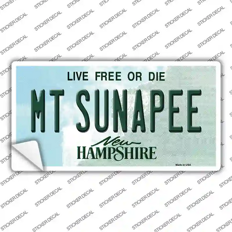 Mount Sunapee New Hampshire Novelty Sticker Decal Small