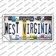 West Virginia License Plate Art Novelty Sticker Decal Small