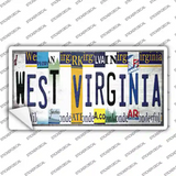 West Virginia License Plate Art Novelty Sticker Decal Small