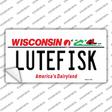 Lutefisk Wisconsin Novelty Sticker Decal Small