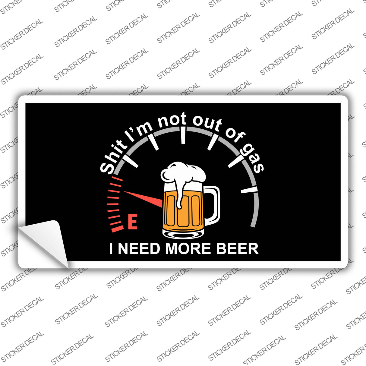 I Need More Beer Novelty Sticker Decal LP-14461s