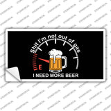 I Need More Beer Novelty Sticker Decal LP-14461s