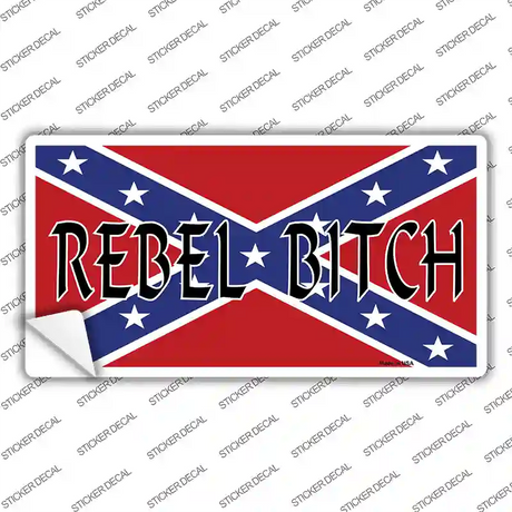 Rebel Bitch Novelty Sticker Decal Small