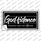 Godfidence Novelty Sticker Decal LP-14471s