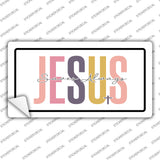 Jesus Saves Always Novelty Sticker Decal LP-14479s