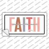 Faith Can Move Mountains Novelty Sticker Decal LP-14486s