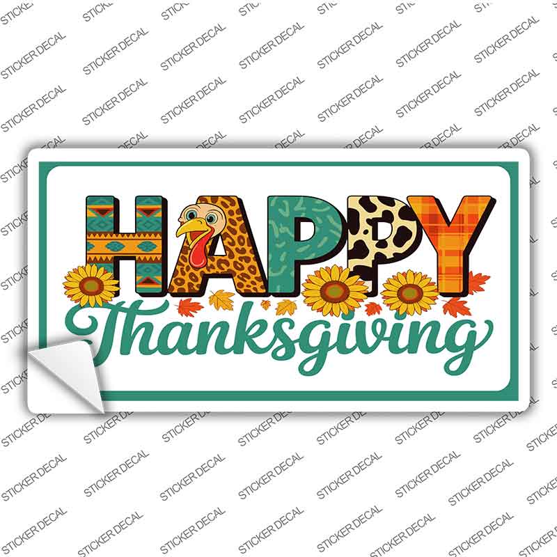Happy Thanksgiving Novelty Sticker Decal LP-14532s