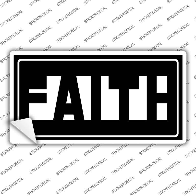 Hidden Faith Novelty Sticker Decal LP-14557s