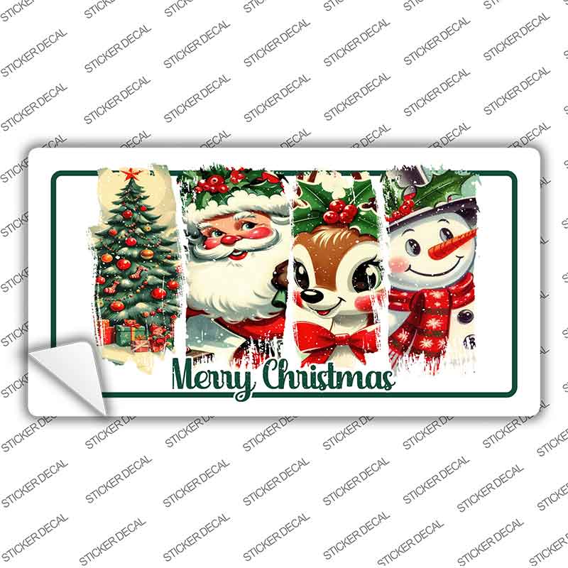 Merry Christmas Novelty Sticker Decal LP-14562s