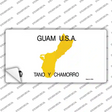 Guam State Novelty Sticker Decal Small