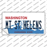 Mt St Helens Washington Novelty Sticker Decal Small