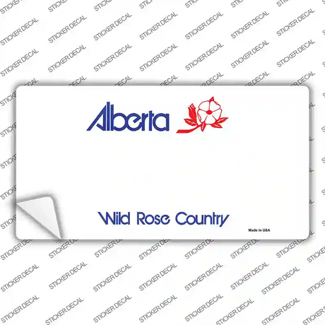 Alberta Novelty Sticker Decal Small