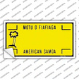 American Samoa Novelty Sticker Decal Small