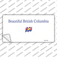 British Columbia Novelty Sticker Decal Small