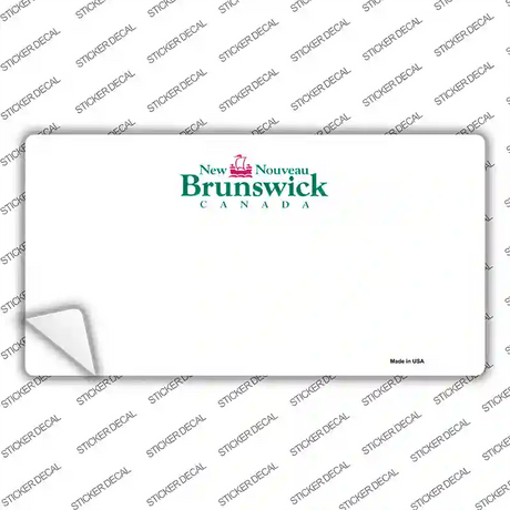 New Brunswick Novelty Sticker Decal Small