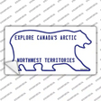 Northwest Territories Novelty Sticker Decal Small