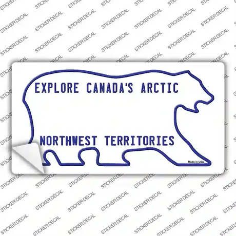 Northwest Territories Novelty Sticker Decal Small