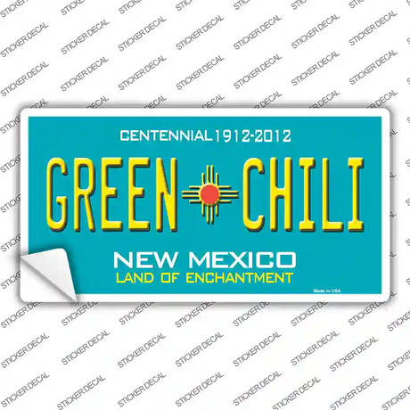 Green Chili New Mexico Novelty Sticker Decal Small