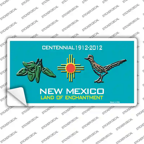 Green Chili & Road Runner New Mexico Novelty Sticker Decal Small