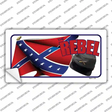 Rebel Cap And Flag Novelty Sticker Decal Small