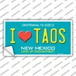 I Love Taos New Mexico Novelty Sticker Decal Small