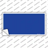 Royal Blue Solid Novelty Sticker Decal