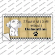 Pencil Sketch Dalmatian Novelty Sticker Decal Small