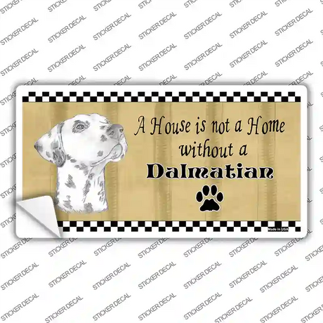 Pencil Sketch Dalmatian Novelty Sticker Decal Small