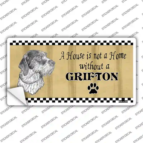 Pencil Sketch Grifton Novelty Sticker Decal Small