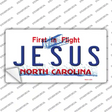 Jesus North Carolina Novelty Sticker Decal Small