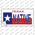 Native Texas Flag Novelty Sticker Decal Small