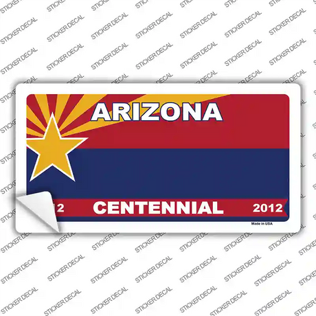 Arizona Centennial Novelty Sticker Decal Small