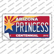 Arizona Centennial Princess Novelty Sticker Decal Small